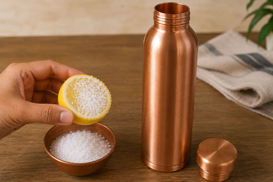 How to Clean a Copper Water Bottle Naturally (Inside and Out)
