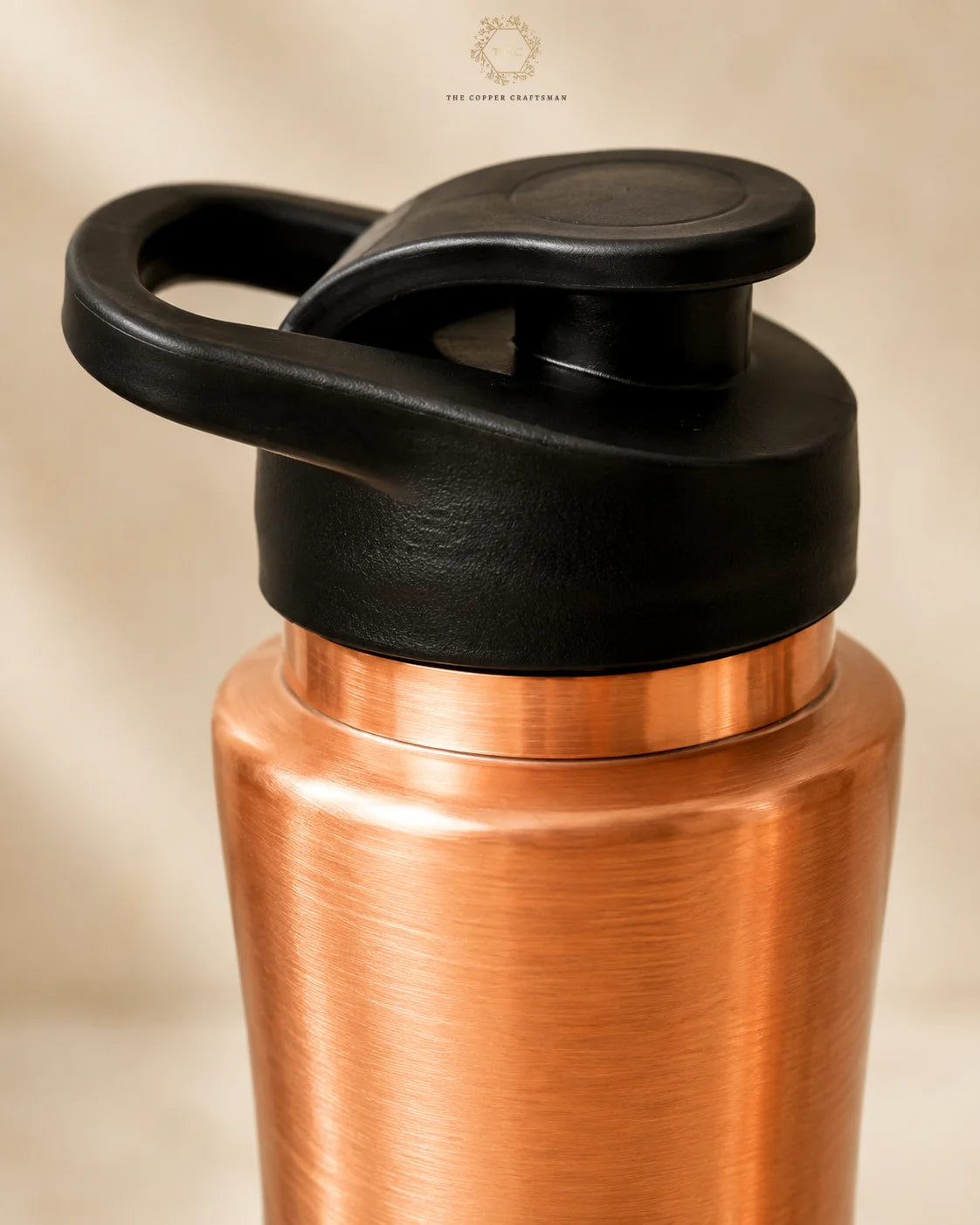 Pure Copper Water Bottle with Sipper & Flip Cap 1L | TCC – The