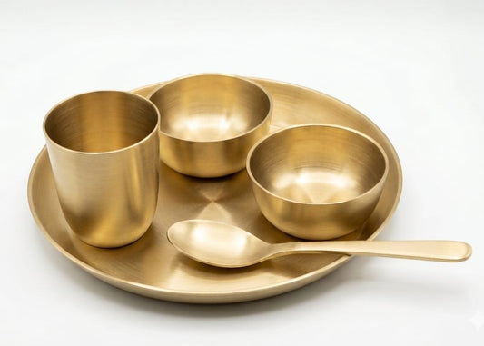 Kansa Baby Dinner Set, 4 pcs,